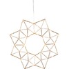 EGLO LED Window Light Wreath Edge, Metal Window Light in