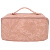 Make Up Cosmetic Bag PU Leather 180 Degree Opening Large