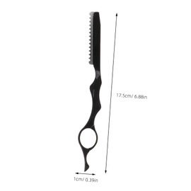 Baluue Hair Thinning Scissors Set Feathering Razor Metal Shaving Razor for Men's Hair Cutting Trimming