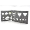 Buwei 8pcs Wool Felt Mold Needle Felting DIY Craft Stencil