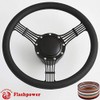 Flashpower Steering Wheel Hub Adapter Boss Kit 9 Hole Black