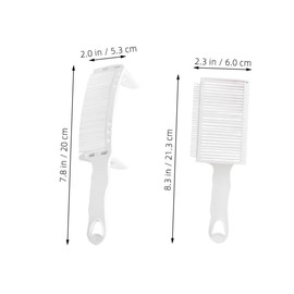 TOVINANNA Haircut Fade Tool Set Barber Fade Combs Flat Comb Portable Men's Styling Kit Guide for Men Haircut