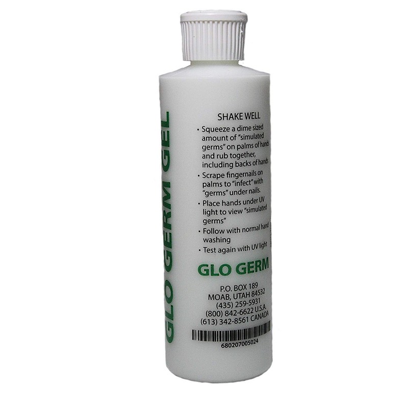 Glo Germ Gel 8 Ounce Two Pack Double Pack Glo