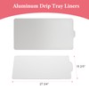 BMMXBI Drip Pan Tray Kit, Drip Pan Heat Baffle and