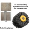 80 Grit Abrasive Nylon Drawing Wheel,4.7" x 4" Surface Conditioning