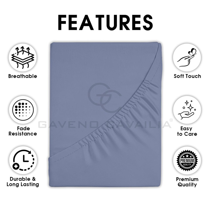 GC GAVENO CAVAILIA Plain Sheets King Size (150 X 200