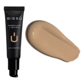 Maquillaje Líquido Alta Cobertura / Bissu / Varios Tonos