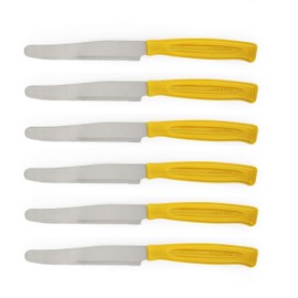 Excèlsa 6 Messern, farblich Sortiert, gelb