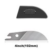 O’Shine Miter Shears 3pcs Replacement SK5 Steel Blades with Sheaths,