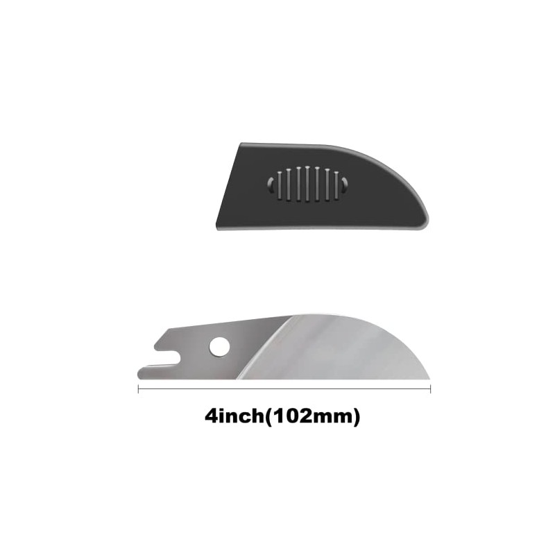 O’Shine Miter Shears 3pcs Replacement SK5 Steel Blades with Sheaths,