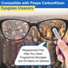 Enhon 8 Pcs Replacement Cleaner Pads Compatible with CarbonKlean Eyeglass
