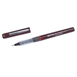 rOtring Tikky Graphic 0.4 mm Black Ink Disposable Fine Liner - 2 pkaa