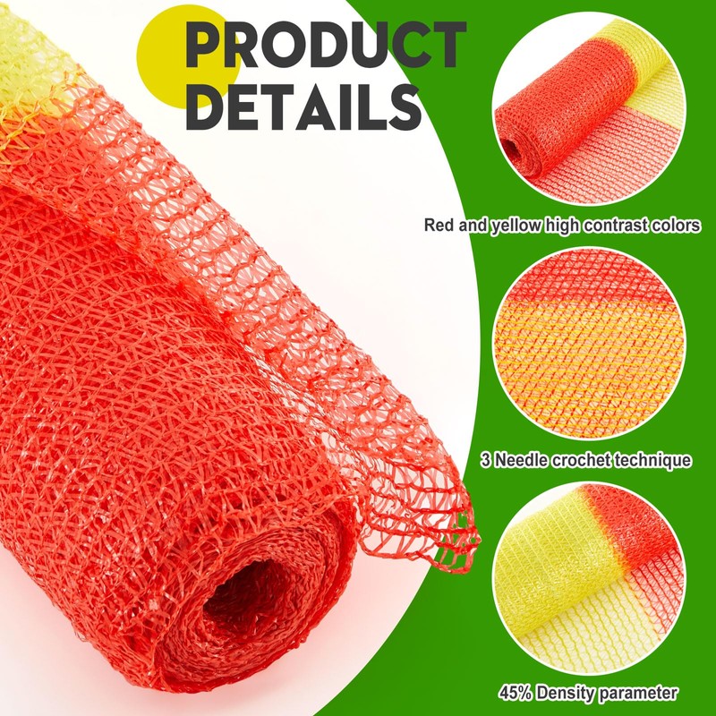 Maasechs 1 Roll 3.3' x 164' Safety Snow Fence Net