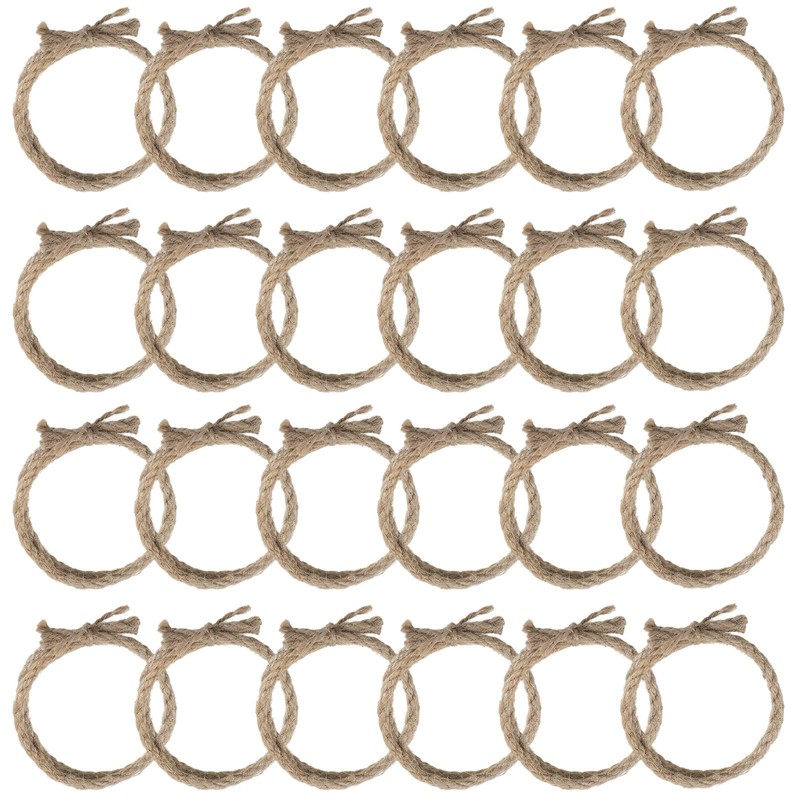 Wowangce 24 Pcs Western Themed Party Decorations Twisted Hemp Rope