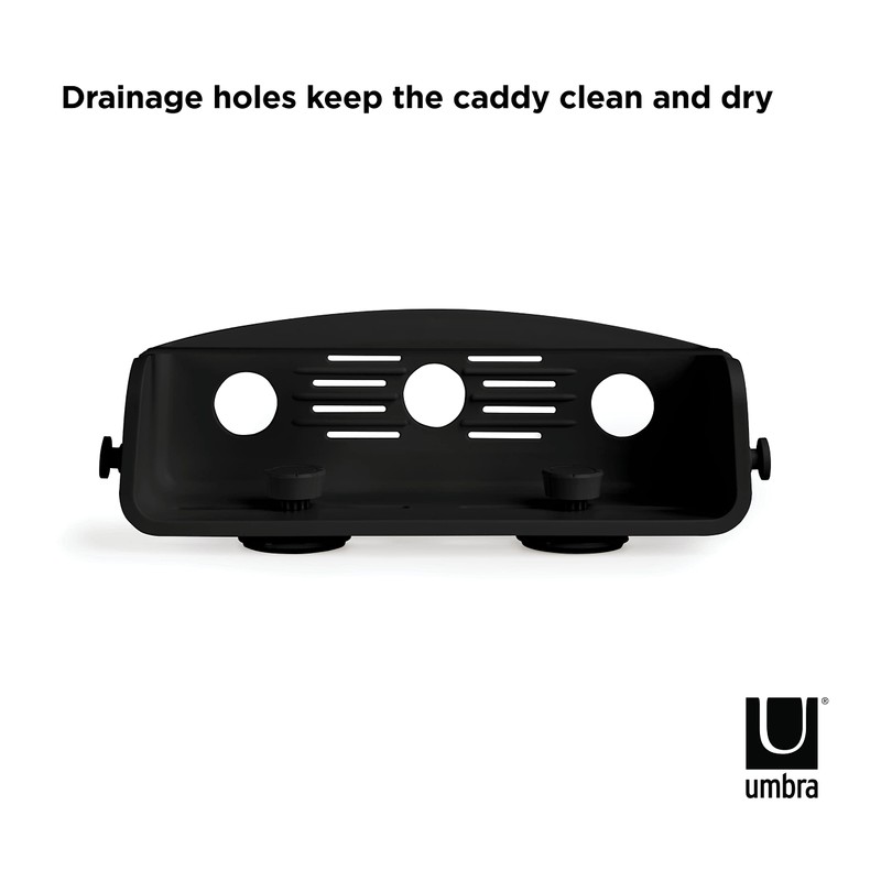Umbra Flex Shower Caddy with Gel Closure Technology - Adjustable