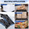 8PCS 23.6x15.7x3.9 in Plastic Pallets