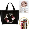 Turmaster Embroidery Set with Canvas Tote Bag, Embroidery Set for
