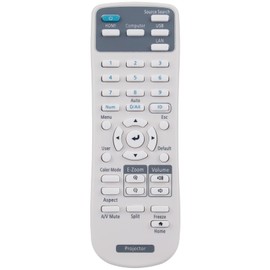 Replacement Remote Control Supports for Epson PowerLite BrightLink Multimedia Home Projector EB-725W EB-720 E20 1288 992F 982W 118 W49 X49 119W 725Wi V11H997520 1485Fi EB-L530U EB-L630SU EB-L200X