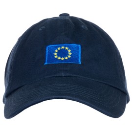 Countries of The World National Pride Nation Bandera de béisbol de perfil bajo para papá para hombres y mujeres, Bandera azul marino., Talla única