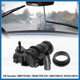 A ABSOPRO Car Windshield Washer Pump BBP167482 for Toyota Highlander 2014-2016 Item Replacement