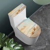 KUIFORTI Toilet Seat Cover Set Toilet Lid Cover 2 Pack