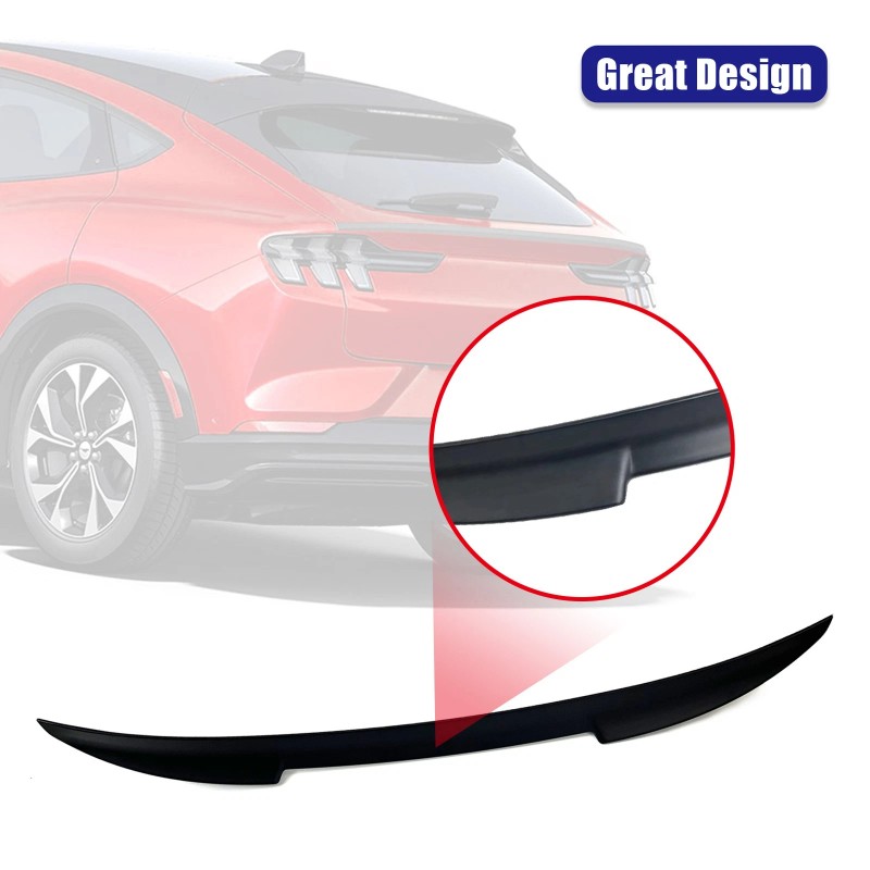 Bewild Fits 2021-2025 Mustang Mach-E 4Door Rear Trunk Spoiler Wing