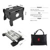 BiggerFire Camping Grill Fire Pit, 2 in 1 Portable Duel