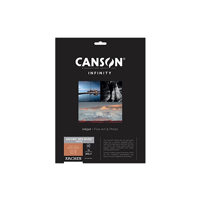 CANSON Infinity Arches® BFK RIVES WHITE, C400110667, Digital Fine Art