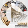 26 Piece Titanium Drill Bit Set, hex Shank high Speed