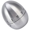 Cooking Timer Egg Shaped Clear Scale Design Manual Mechanical 60