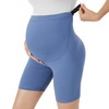 VALANDY Creamlush Maternity Shorts Over Bump Maternity Tights Belly Support