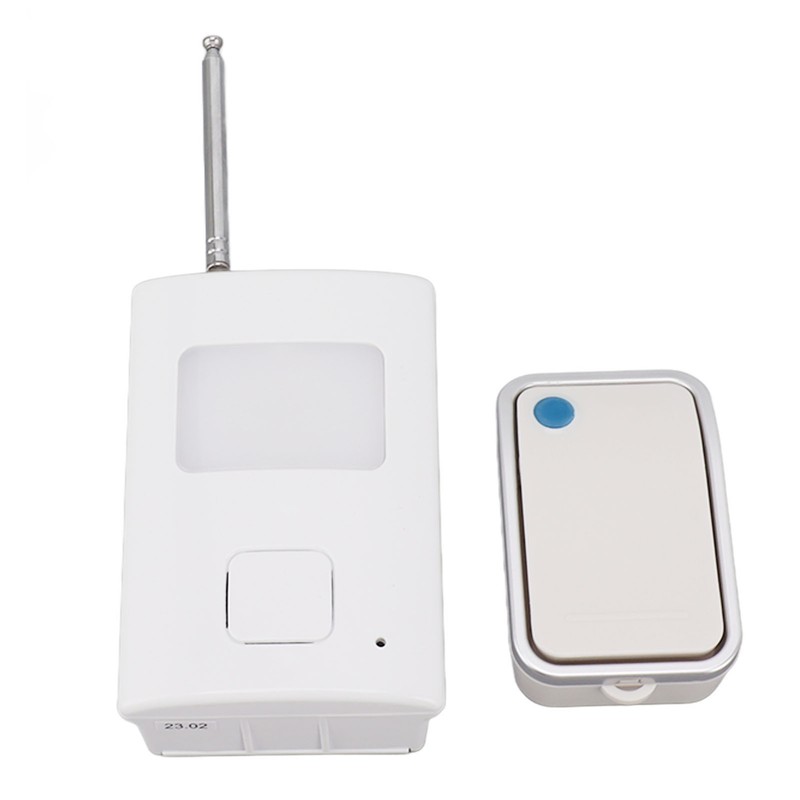 Wireless Doorbell with 1 Transmitter and 1 Receiver Flash LED
