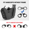 Kydex Handcuff Holster with 9/.40 Double - Stack Holder Combo
