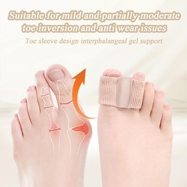 Pack of 8 Hallux Valgus Correction, Hallux Valgus Toe Separator, Hallux Valgus Toe Separator Kit, Toe Separator for Women, Suitable for Overlapping Toes for Bunion Valgus