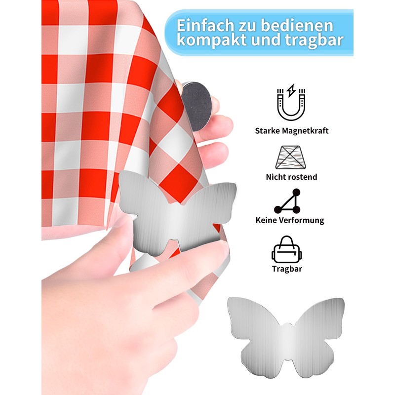 LUNEKUCK Pack of 8 53 g Tablecloth Weights for Outdoor