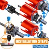 WOWSUPM 4” Deep Carbide Tipped Hole Saw for Thick Wall