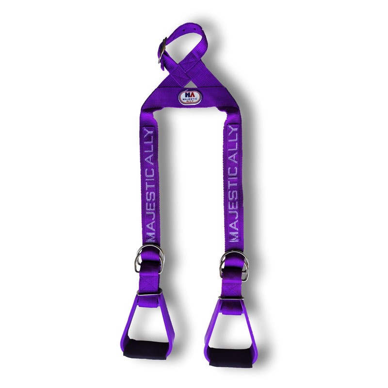 Majestic Ally Nylon Overlay Adjustable Heavy Duty Padded Youth Stirrup