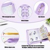 Sealing Notebook, Transparent A5, Storage Binder, 6 Holes, 4 Pockets,