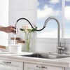 Kitchen Faucet with Pull Down Sprayer, Brushed Nickel Stainless Steel