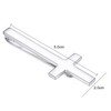 Asienice Classic Cross Tie Clip Silver Tie Clip in the