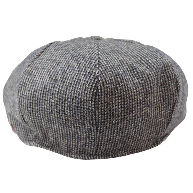 TruClothing.com Men's 8 Panel Razor Baker Boy Hat Wool Tweed