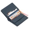 Leather RFID Mini Wallet Men Women Space for Over 15