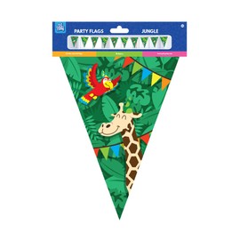 PD-Party - Garland Birthday Animals & Jungle - Bunting - Decoration Birthday - Happy Birthday - Jungle Decoration - Party Decoration - Birthday Boy & Girl - Birthday Decoration - 1000 x 30 cm