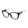The Camille Blue Light Glasses - Color: Caviar Black
