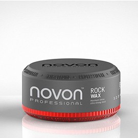 3 x novon Professional Rock Wax 150 ml - Aqua Hair Wax - Pleasant Fragrance