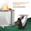 Hickory Summit Rolling Solo Stove Bonfire Stand – 21" Fire