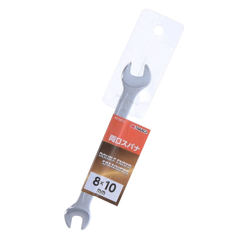 Takagi RS-0810 Double-Ended Spanner, 0.3 x 0.4 inches (8 x