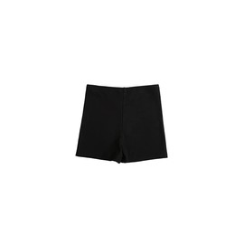 Atsugi ST09040 School Time Cotton Blend Micro Mini Length Spats, Uniform, School Students, Black