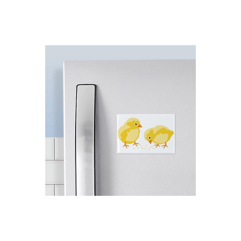 CafePress Baby Chicks Magnets Rectangle Magnet, 2"x3" Refrigerator Magnet (10