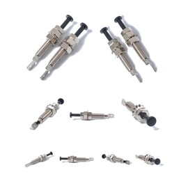 ANJOSHI Car Hood Pin Switch Universal Engine Car Auto Trunk Bonnet Door Pin Switch Adjustable Bonnet Alarm Security Light Hood Screw 2Pcs